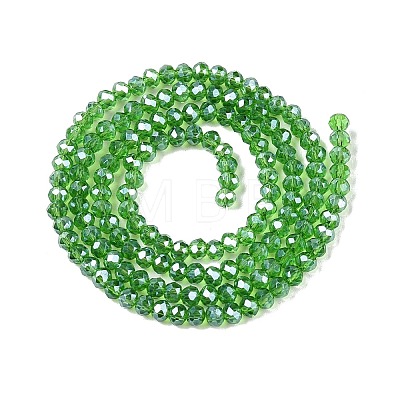 Electroplate Glass Beads Strands EGLA-A044-T2mm-A11-1