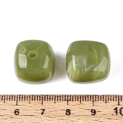Opaque Acrylic Beads OACR-ZX006-33J-1