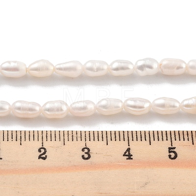 Natural Cultured Freshwater Pearl Beads Strands PEAR-P062-04B-1