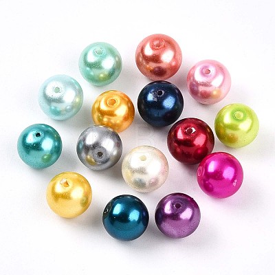 Glass Pearl Beads HY-Q003-12mm-M01-1