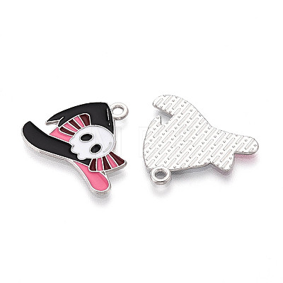 Halloween Theme Alloy and Enamel Pendants ENAM-T021-31G-01P-1