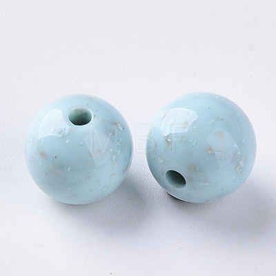 Antique Style Opaque Acrylic Beads SACR-N007-A-M-1
