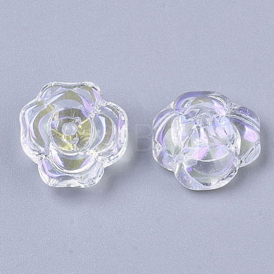 Transparent Glass Beads X-EGLA-T022-01-1