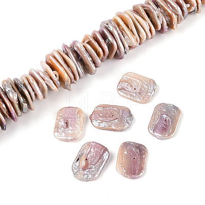 Natural Baroque Keshi Pearl Beads Strands PEAR-S018-05D-01-1