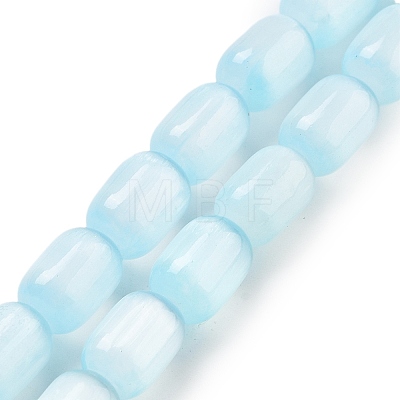 Natural Selenite Beads Strands G-F750-B-03-1