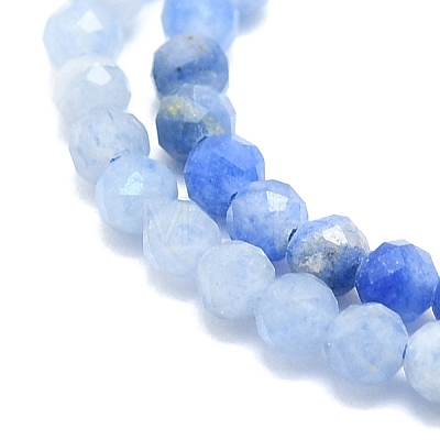 Natural Blue Aventurine Beads Strands G-P457-A02-05-1