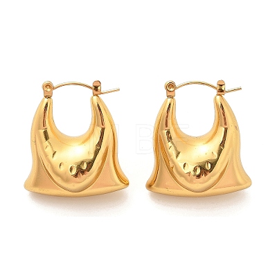 304 Stainless Steel Hoop Earrings EJEW-Q011-07G-1