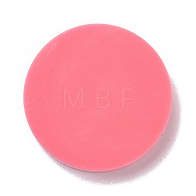 Flat Round with Ice Cream Pattern Badge Silicone Molds DIY-F109-04-1