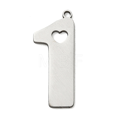 201 Stainless Steel Pendants SA-CBA0460-10P-1