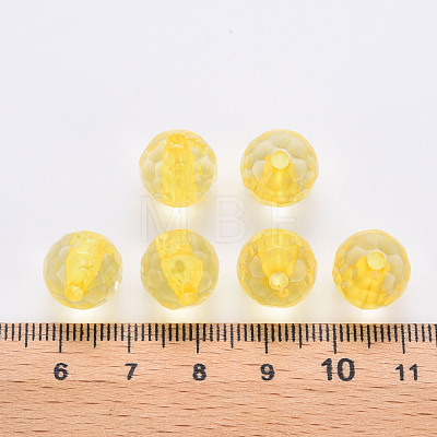 Transparent Acrylic Beads TACR-S154-10A-81-1