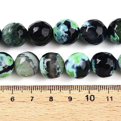 Dyed Natural Agate Beads Strands G-T141-01A-03-1