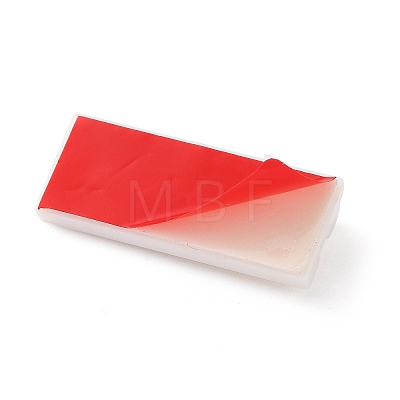 Plastic Adhesive Back Bar Pins with Platinum Iron Pins KY-D025-01A-03-1