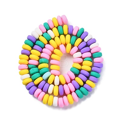 Handmade Polymer Clay Beads Strands CLAY-N008-008L-1