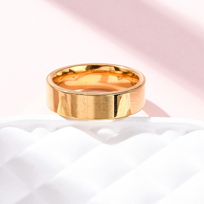 201 Stainless Steel Wide Band Finger Rings RJEW-K252-02D-G-1