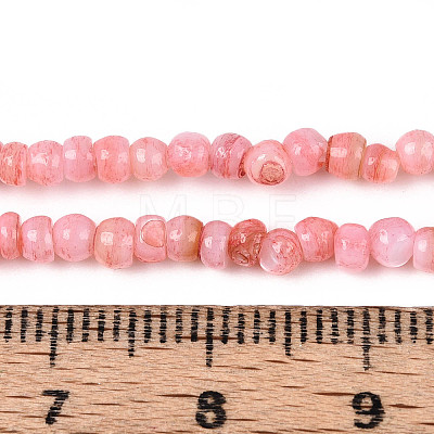 Natural Freshwater Shell Dyed Beads Strands SHEL-T020-29B-06-1