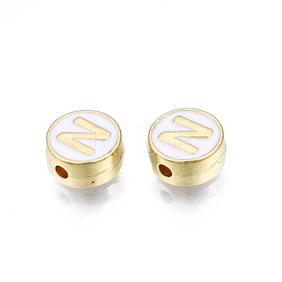 Alloy Enamel Beads X-ENAM-N052-006-01N-RS-1