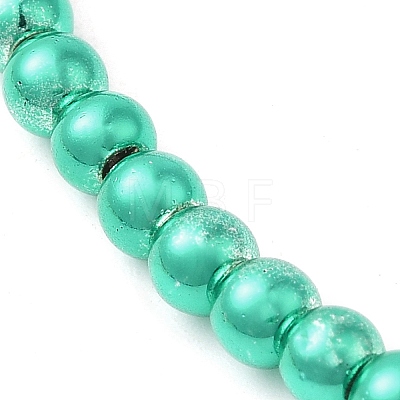 Electroplate Glass Beads Strands EGLA-C007-10C-1