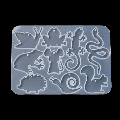 Squirrel/Rat/Snail DIY Pendant Silhouette Silicone Molds SIL-F010-06-1