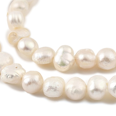 Natural Cultured Freshwater Pearl Beads Strands PEAR-A006-04A-1