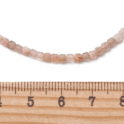 Natural Mixed Gemstone Faceted Cube Beaded Necklaces for Women NJEW-JN06285-1