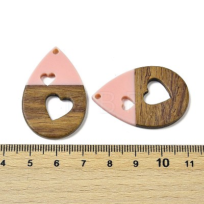 Resin and Walnut Pendants WOOD-I013-07B-1