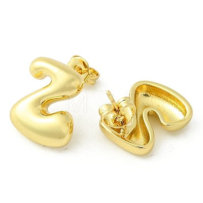 Rack Plating Brass Earrings EJEW-S222-01G-Z-1