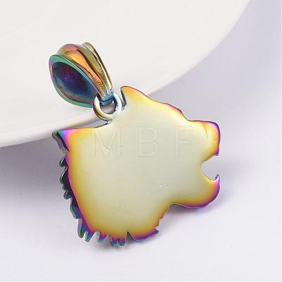 316L Surgical Stainless Steel Pendants STAS-L186-096C-1