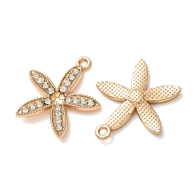 Alloy Rhinestone Pendants Cabochon Settings RB-CBAA987-10KCG-1