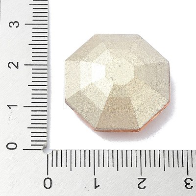 Faceted Glass Rhinestone Cabochons GGLA-C032-05B-1