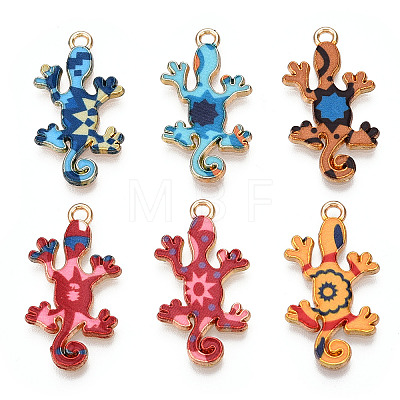 Alloy Enamel Pendants ENAM-N056-180-1