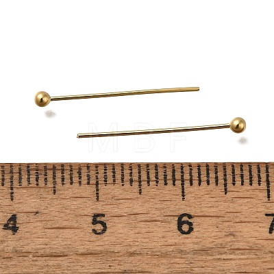 Brass Ball Head Pins KK-H502-03L-G-1