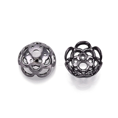 UV Plated ABS Bead Caps OACR-D316-04B-01-1