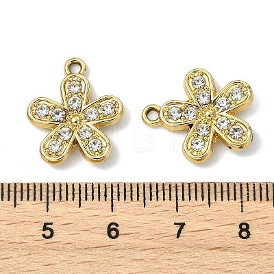 Alloy Crystal Rhinestone Pendants ALRI-T012-04D-G-1