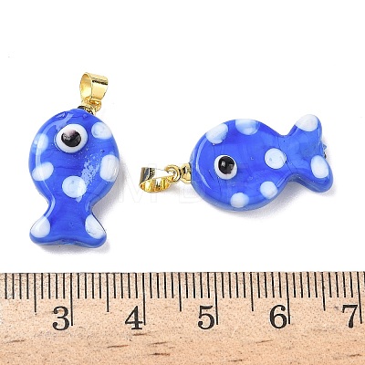 Handmade Lampwork Pendants LAMP-G168-04D-1