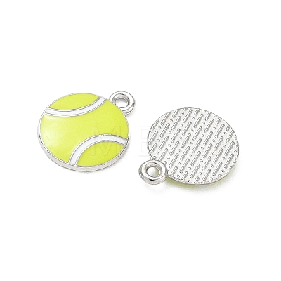 Tennis Alloy Enamel Pendants AL-CBA292F-02A-P-1