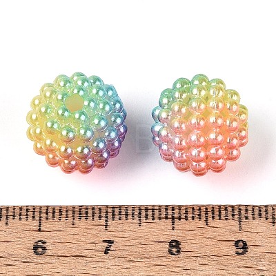 Imitation Pearl Acrylic Beads OACR-T004-15mm-17-1