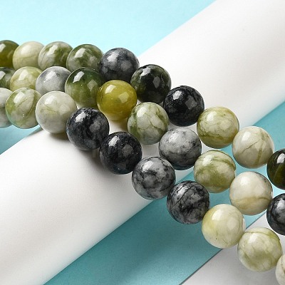 Natural Xiuyu Jade Beads Strands G-H298-A08-04-1