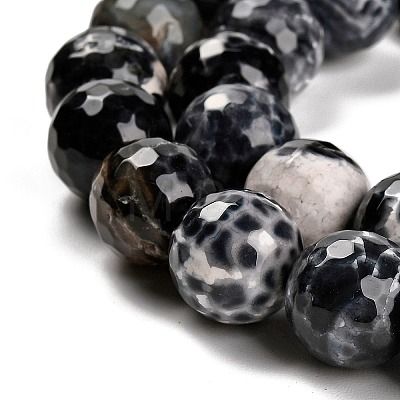 Natural Fire Crackle Agate Beads Strands G-L595-A02-01J-1