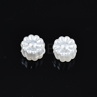 ABS Plastic Imitation Pearl Beads OACR-N008-116-1