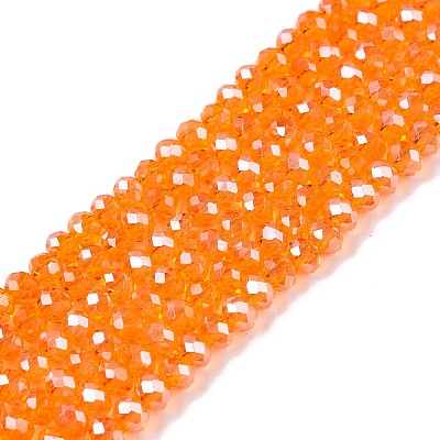 Electroplate Glass Beads Strands LS-EGLA-A044-T2mm-A25-1