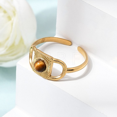 304 Stainless Steel Cuff Open Rings RJEW-F213-01G-06-1