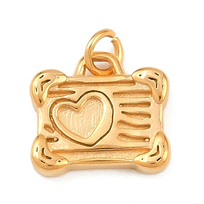 304 Stainless Steel Charms STAS-I360-03G-1