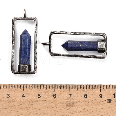 Dyed Natural Lapis Lazuli Pendants GG-CBACC2B-06AS-05-1