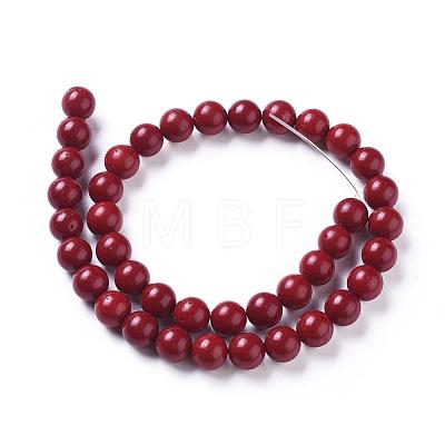 Synthetic Coral Beads Strands CORA-J002-12mm-1