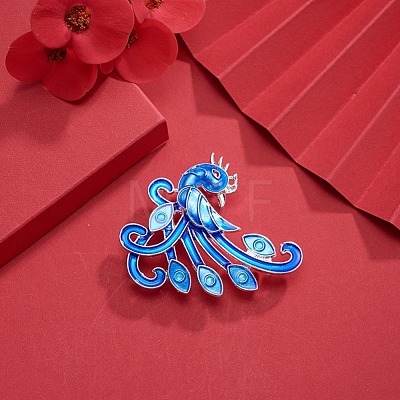 Chinese Style Alloy Enamel Chandelier Components Links X-ENAM-E329-09A-S-1