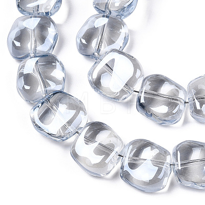 Electroplate Glass Beads Strand EGLA-S188-21-A02-1