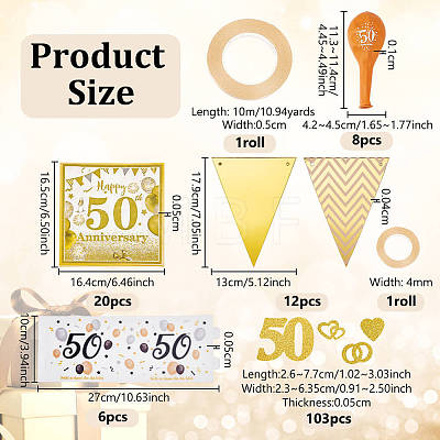 DIY Wedding Party Decorations Kits AJEW-OC0015-50-1