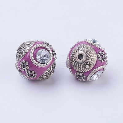 Handmade Indonesia Round Beads IPDL-R400-14-1