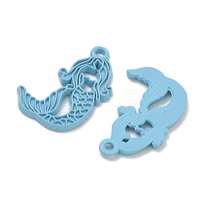 Spray Painted Alloy Pendants AL-CBA5D51-01D-01-1