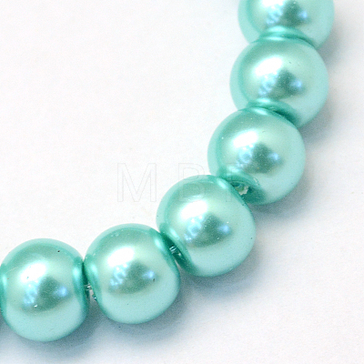 Baking Painted Glass Pearl Bead Strands HY-Q003-3mm-65-1